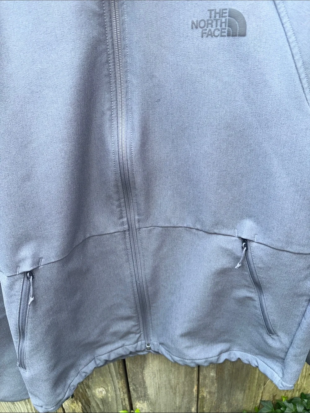 The North Face Men's Camden Soft Shell Jacket Coat Gray Size Medium